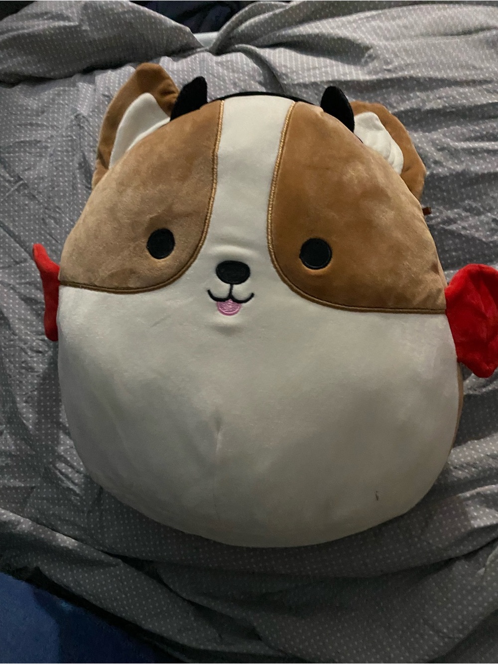 Reginald the corgi devil Squishmallow